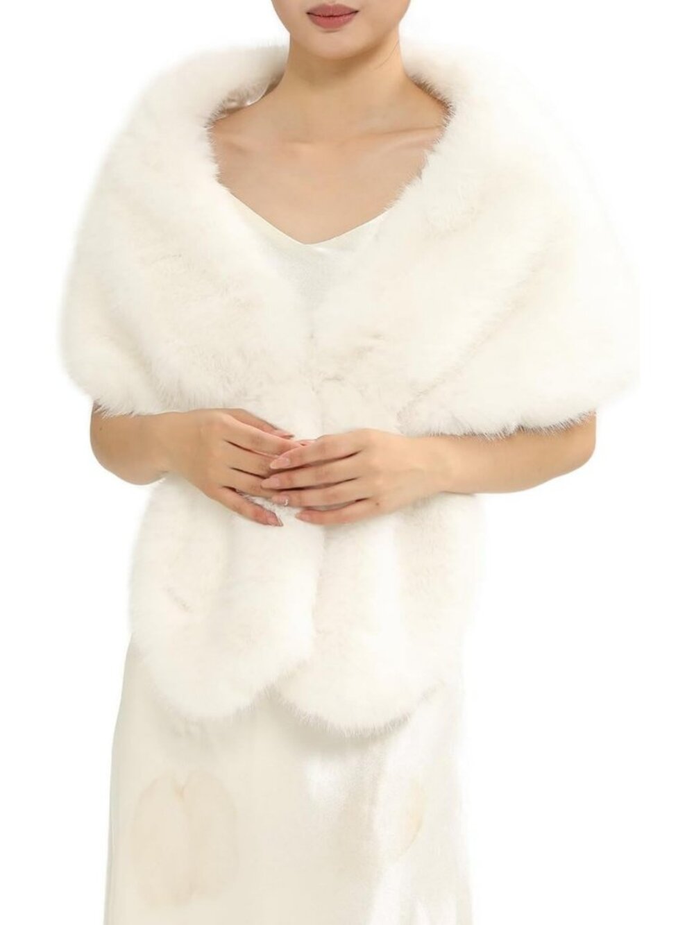 Cozy Faux Fur Collar Scarf for Women | Stylish Neck Shrug for Fall & Winter